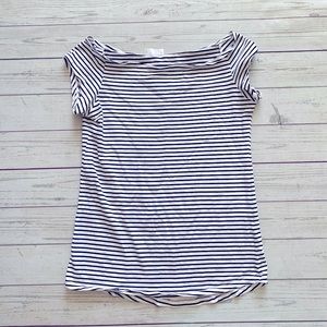 Boatneck striped Breton tee M Elegantees
